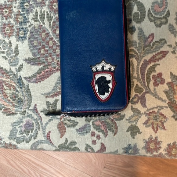 Prada Blue Wristlet Wallet - Picture 13 of 14